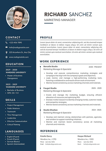 Modern Resume Template 1