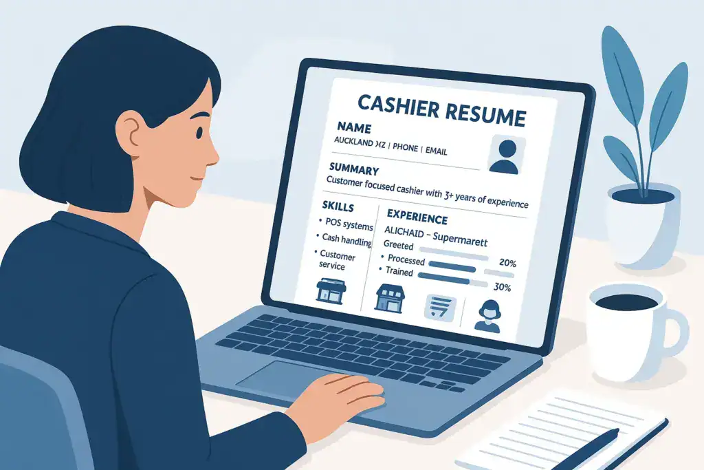 Cashier Resume New Zealand Step-by-Step Guide