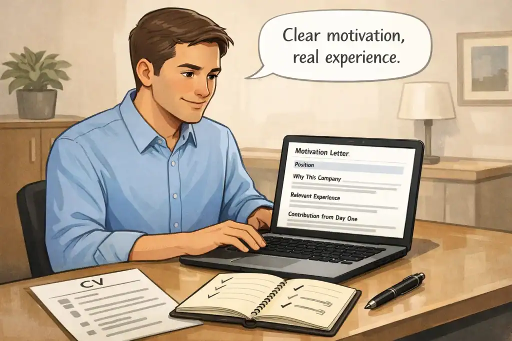 jemplo de carta de motivación (empleo) para copiar