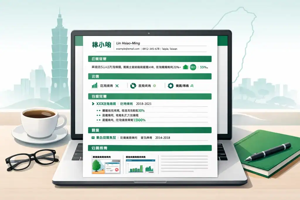 台灣履歷表範本即用版